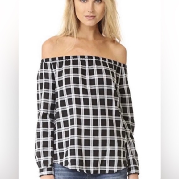 Rag & Bone Off Shoulder Jean Top Women’s XS - Picture 1 of 7